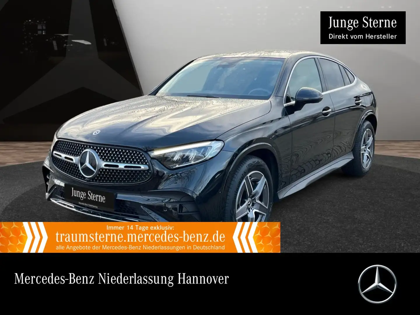 Mercedes-Benz GLC 200 4M AMG+PANO+AHK+LED+KAMERA+TOTW+KEYLESS+9G Schwarz - 1