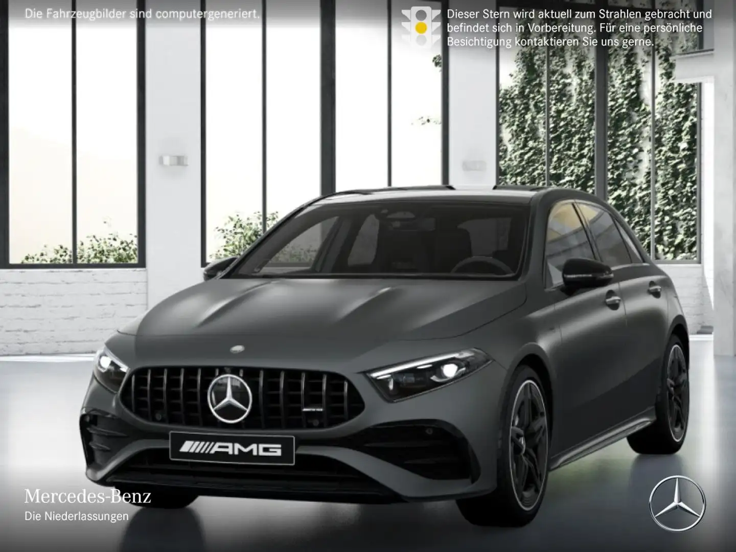 Mercedes-Benz A 35 AMG A 35 4M Kompakt AMG+PANO+360°+MULTIBEAM+STHZG+HUD Grau - 2