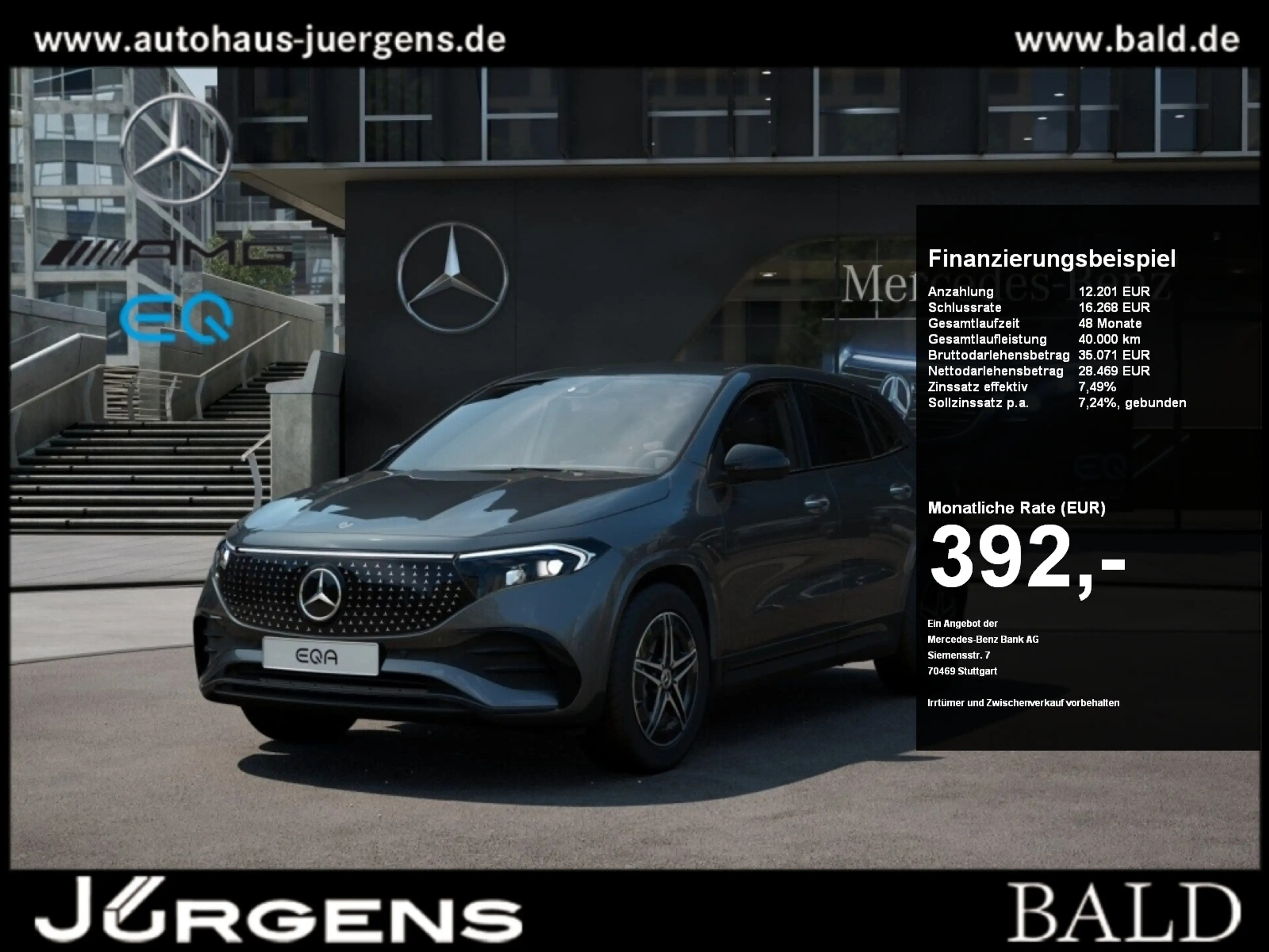 Mercedes-Benz EQA 250 + AMG+Distr+Night+Wint+LED+Keyl