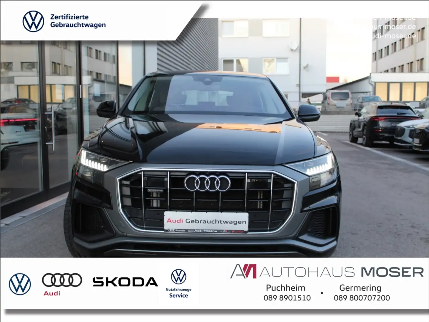 Audi Q8 55 TFSI e qu. S-Line - Tour*Kamera*HUD*MTRX*1HD!!! Noir - 1