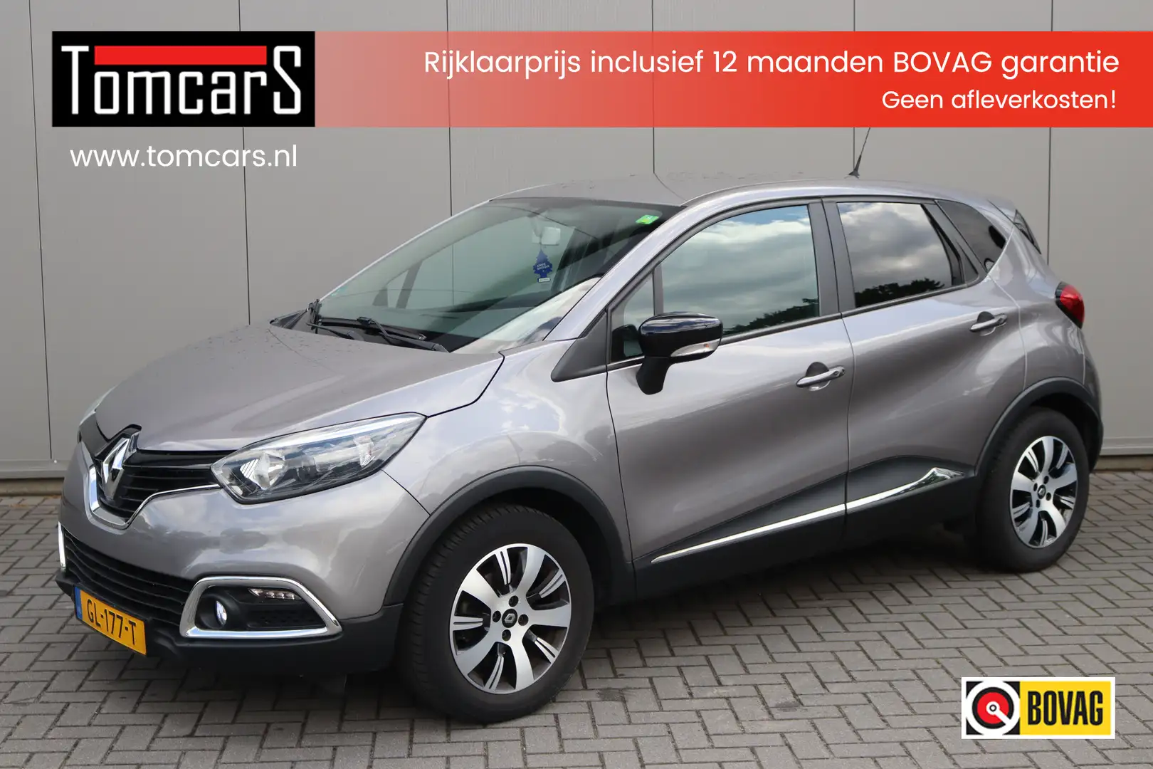 Renault Captur 0.9 TCe 90PK Expression 1ste-eigenaar/Trekhaak/Cru Grijs - 1
