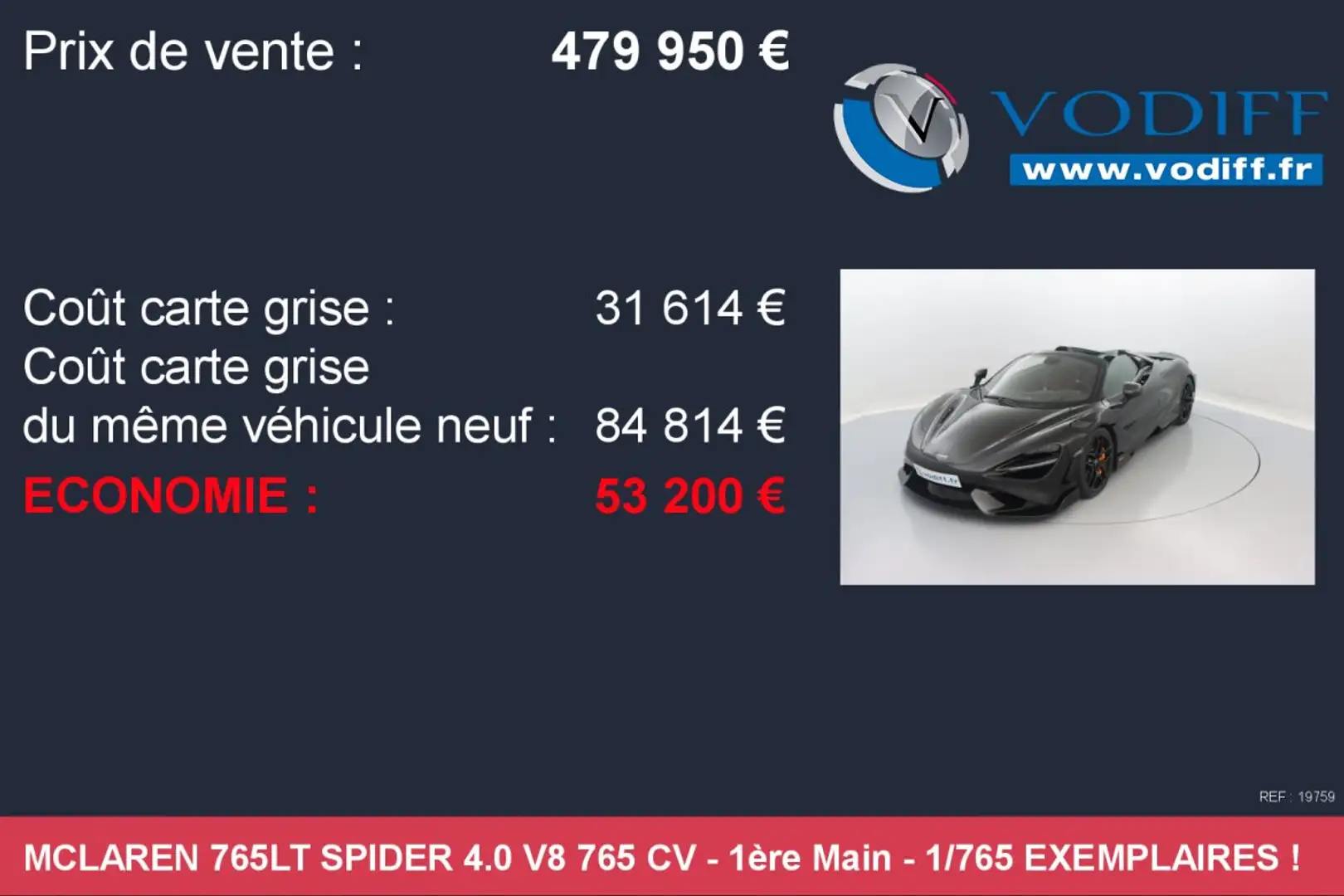 McLaren 765LT Spider 4.0 V8 765 CV Schwarz - 2