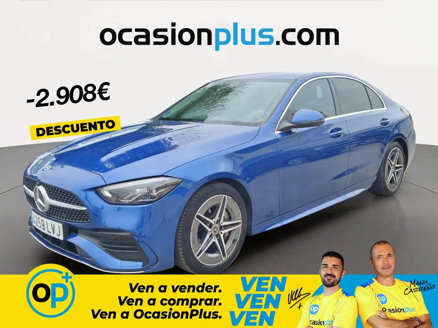 Mercedes-Benz C 200 9G-Tronic Azul - 1