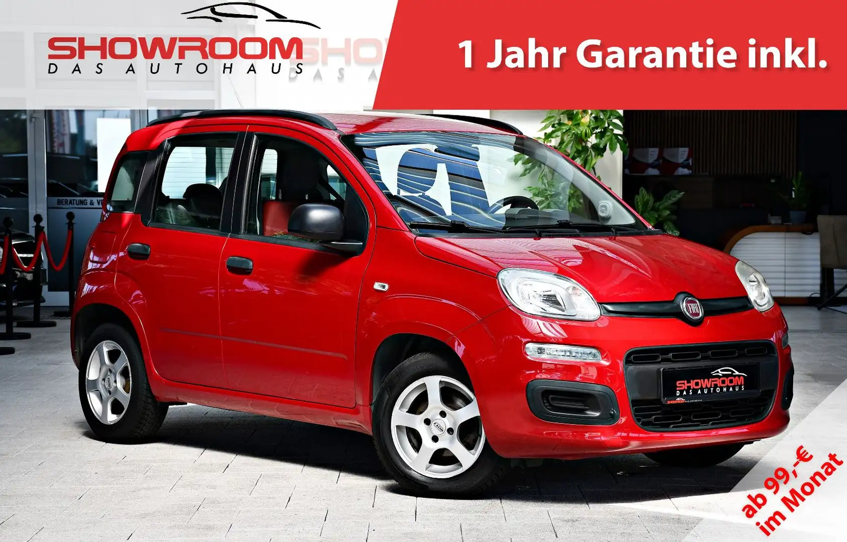 Fiat Panda My Panda / Klima / 1. Hand Renter Rot - 1