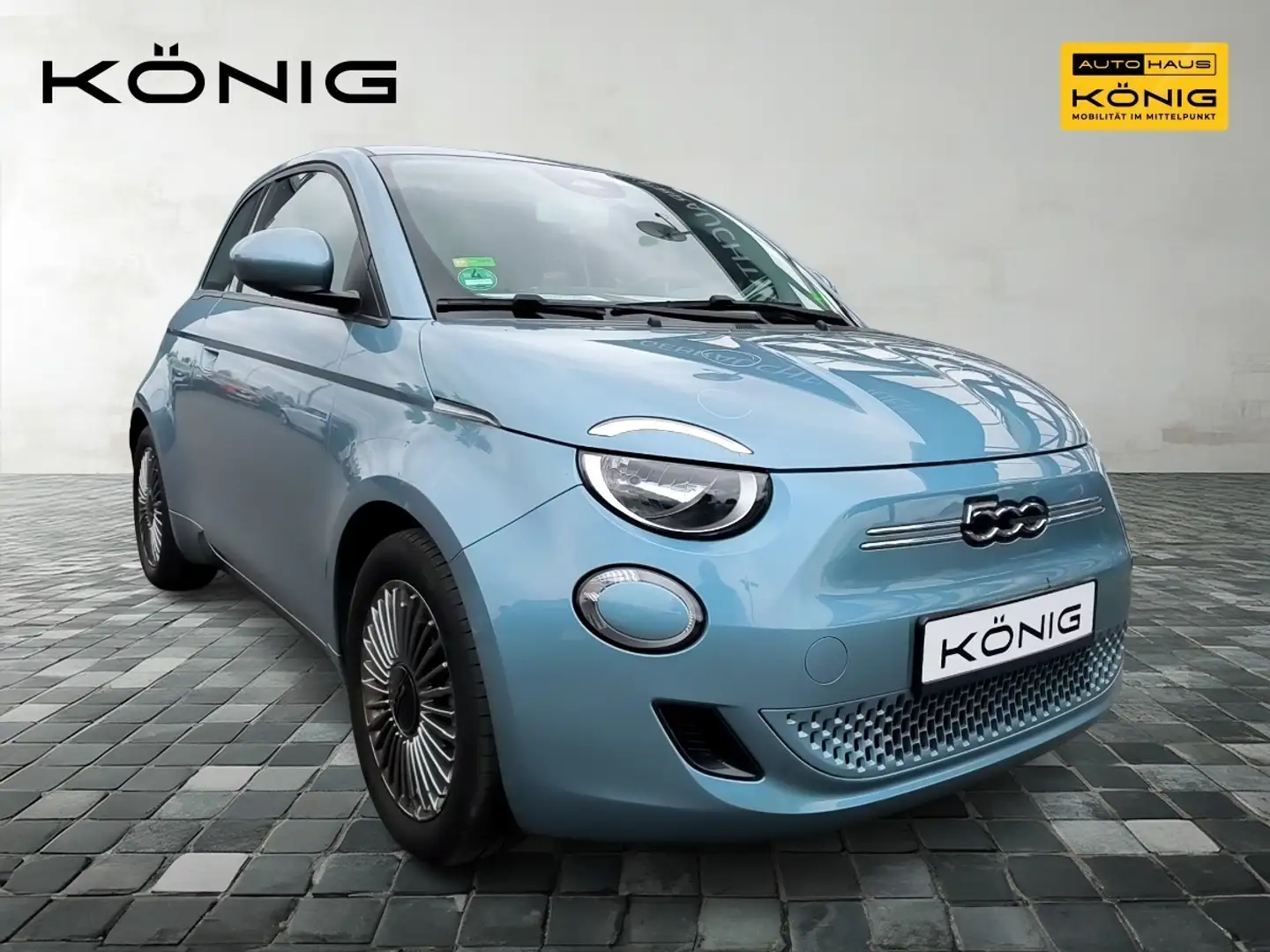 Fiat 500e Icon 42 kWh 118 PS*NAVI*LM*KLIMA*PDC* Blau - 2