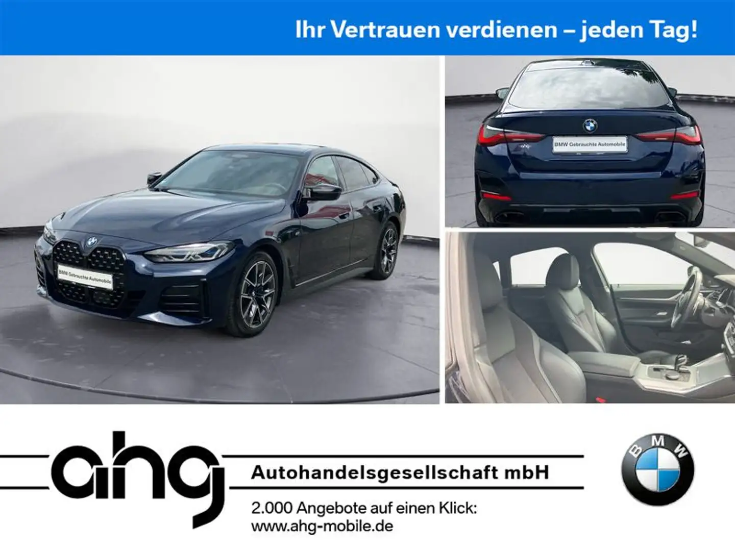 BMW 440 M440i xDrive Gran Coupe Innovationsp. Sport Aut. Bleu - 1