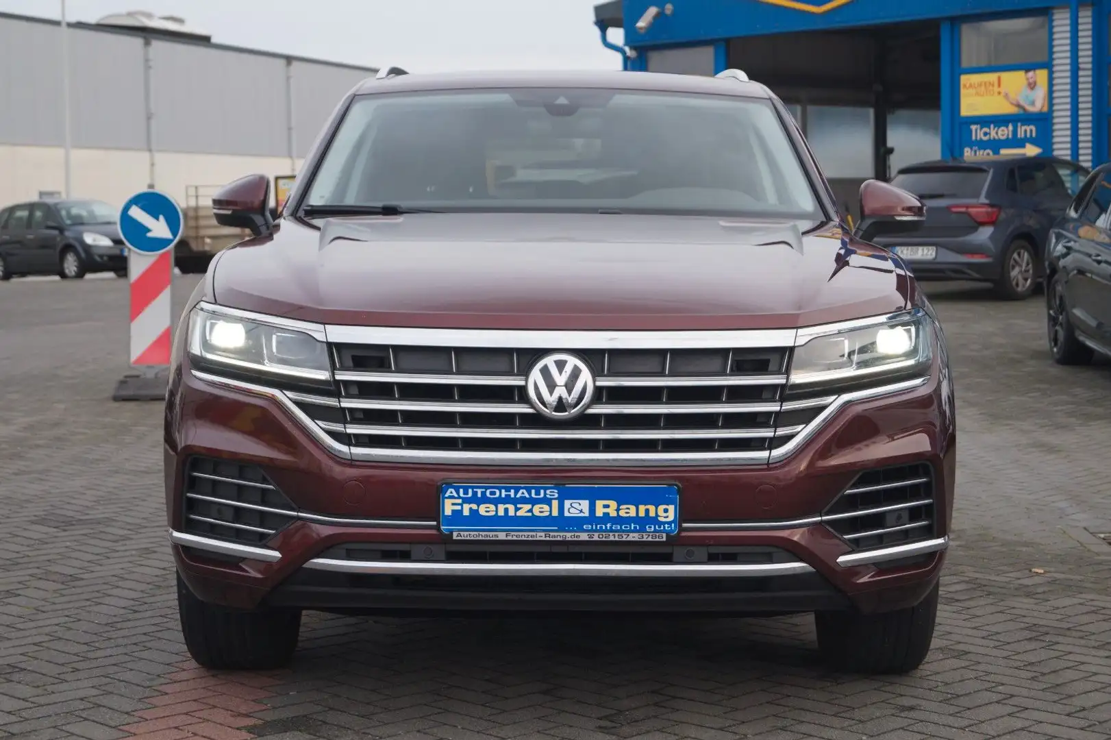 Volkswagen Touareg Elegance 4Motion DSG *Leder*AHK*Standhei Rouge - 2