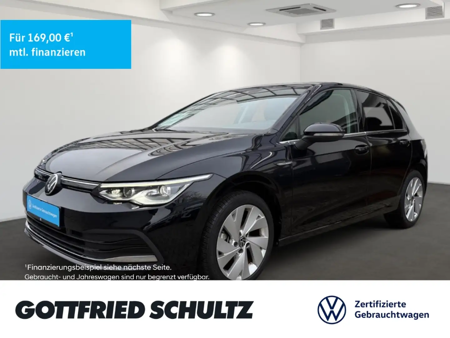 Volkswagen Golf 1.5 TSI LED NAV KAMERA ACC DAB Style ALLSEASON Zwart - 1