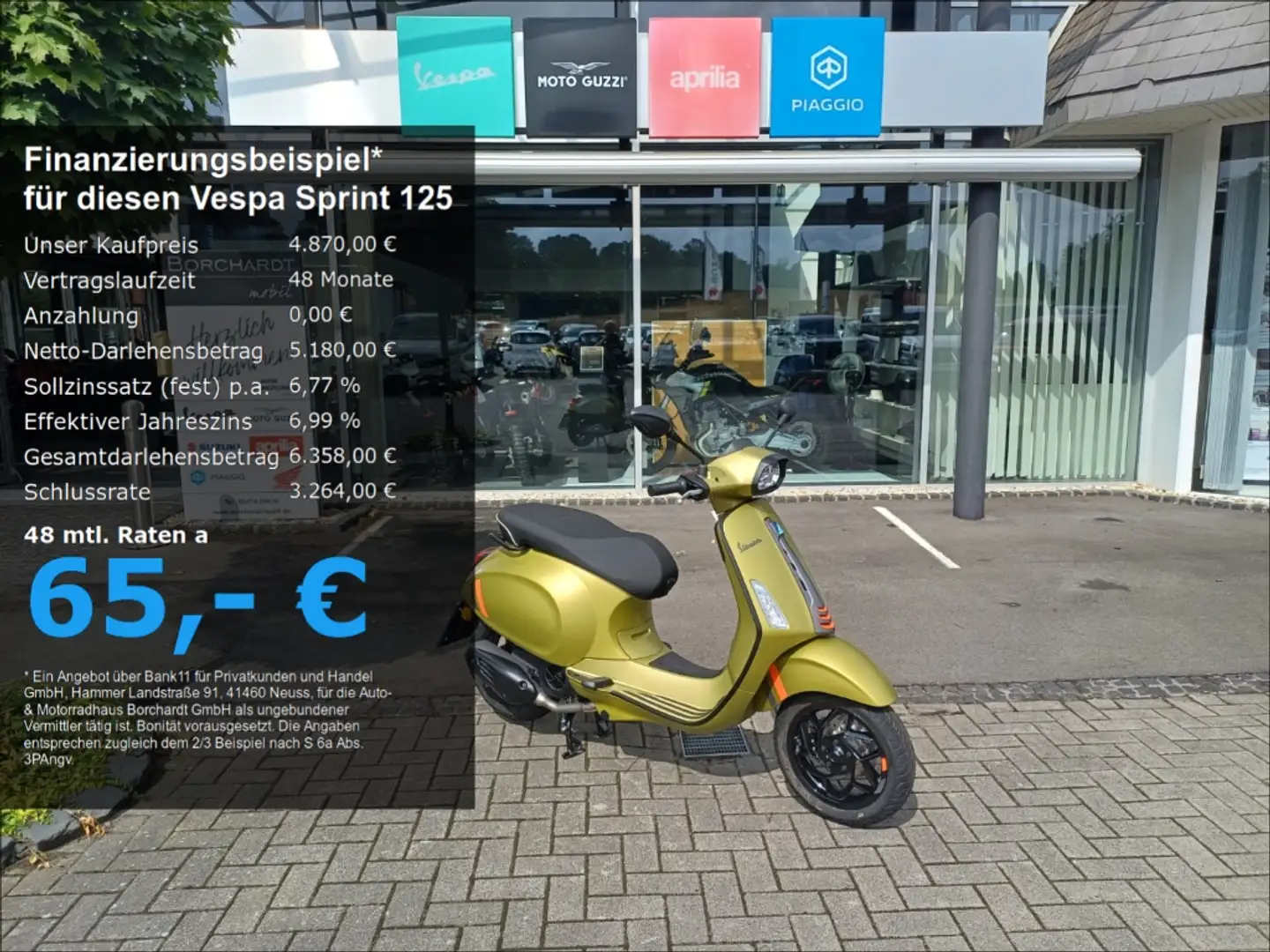 Vespa Sprint 125 i.e. *Super Sport*4 Jahre Garantie*Grün*11PS* Verde - 1