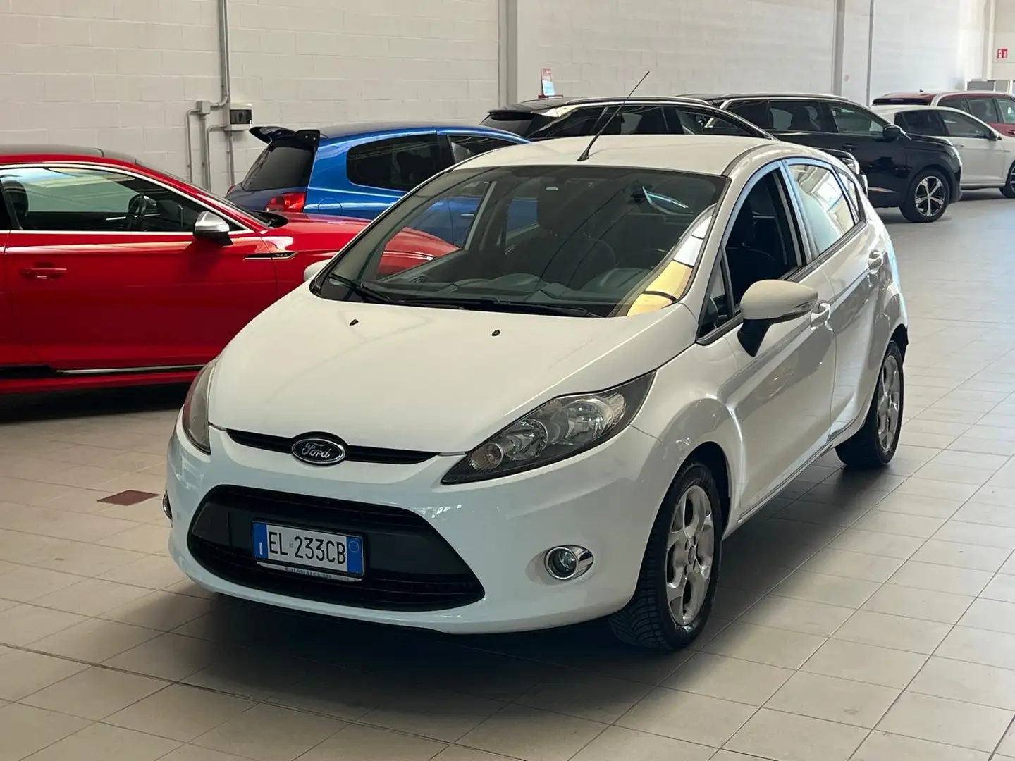 Ford Fiesta Fiesta VI 2011 5p 1.4 tdci Titanium c/esp E5 Bianco - 2