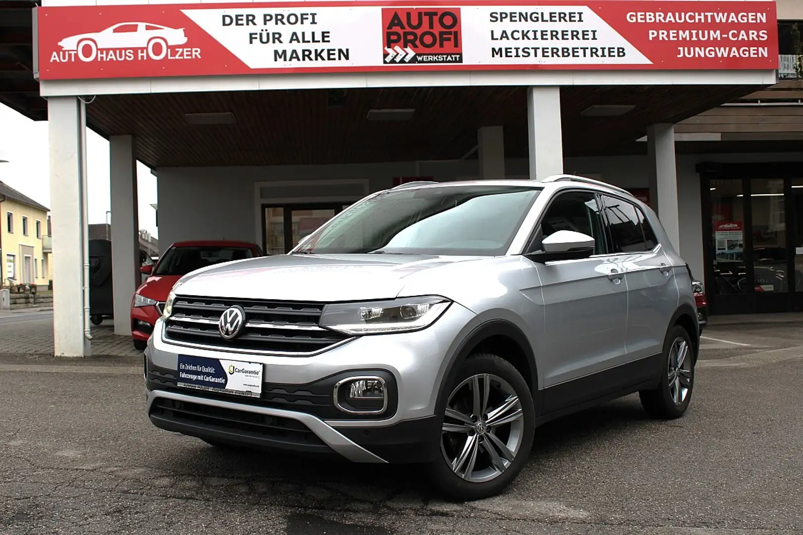 Volkswagen T-Cross 1,0 TSI Style DSG *AHK, NAVI, dig. Cockpit* Argent - 1