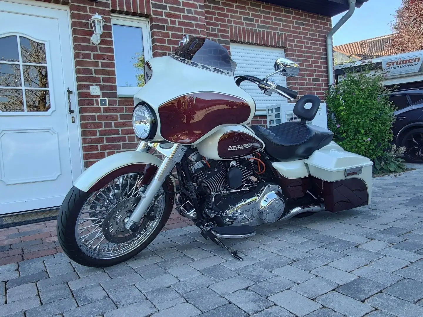 Harley-Davidson Electra Glide Blanc - 2