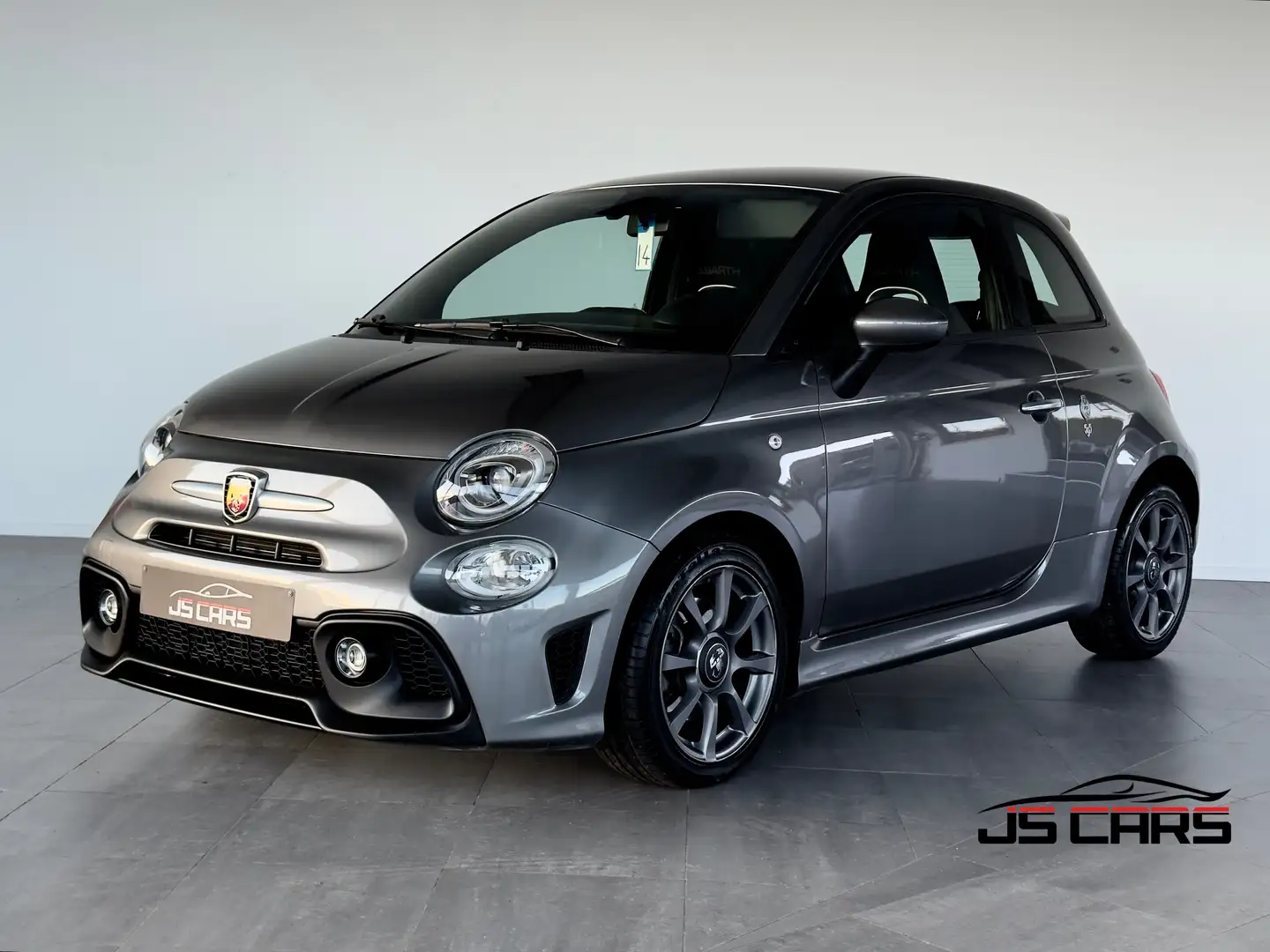 Fiat 500 Abarth 1.4 T-Jet-AIRCO-UCONNECT-JANTES17 Gris - 1