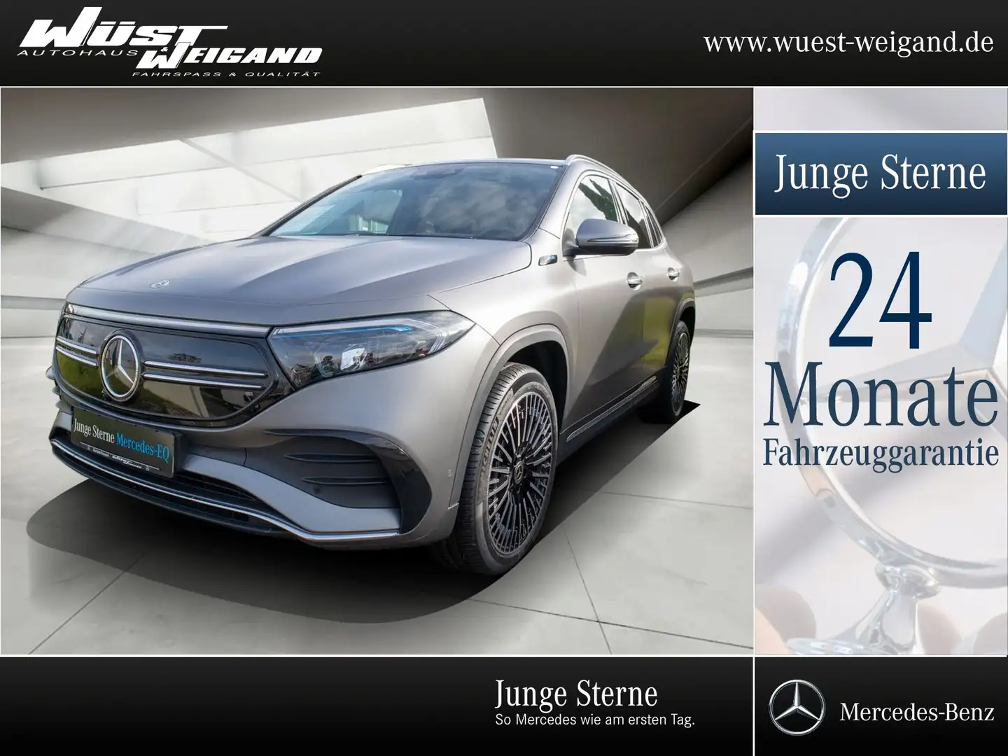 Mercedes-Benz EQA 250 AMG+Pano+Distr+LED-High+Kam.+HUD+Mem+20" Grau - 1