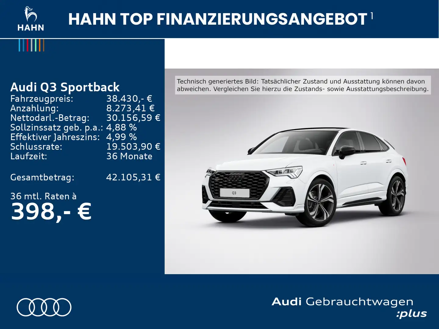 Audi Q3 45 TFSI quattro S line AHK Matrix N Weiß - 2