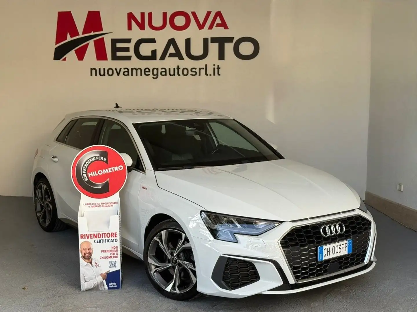 Audi A3 SPB 30 TDI S tronic S line edition Blanc - 1