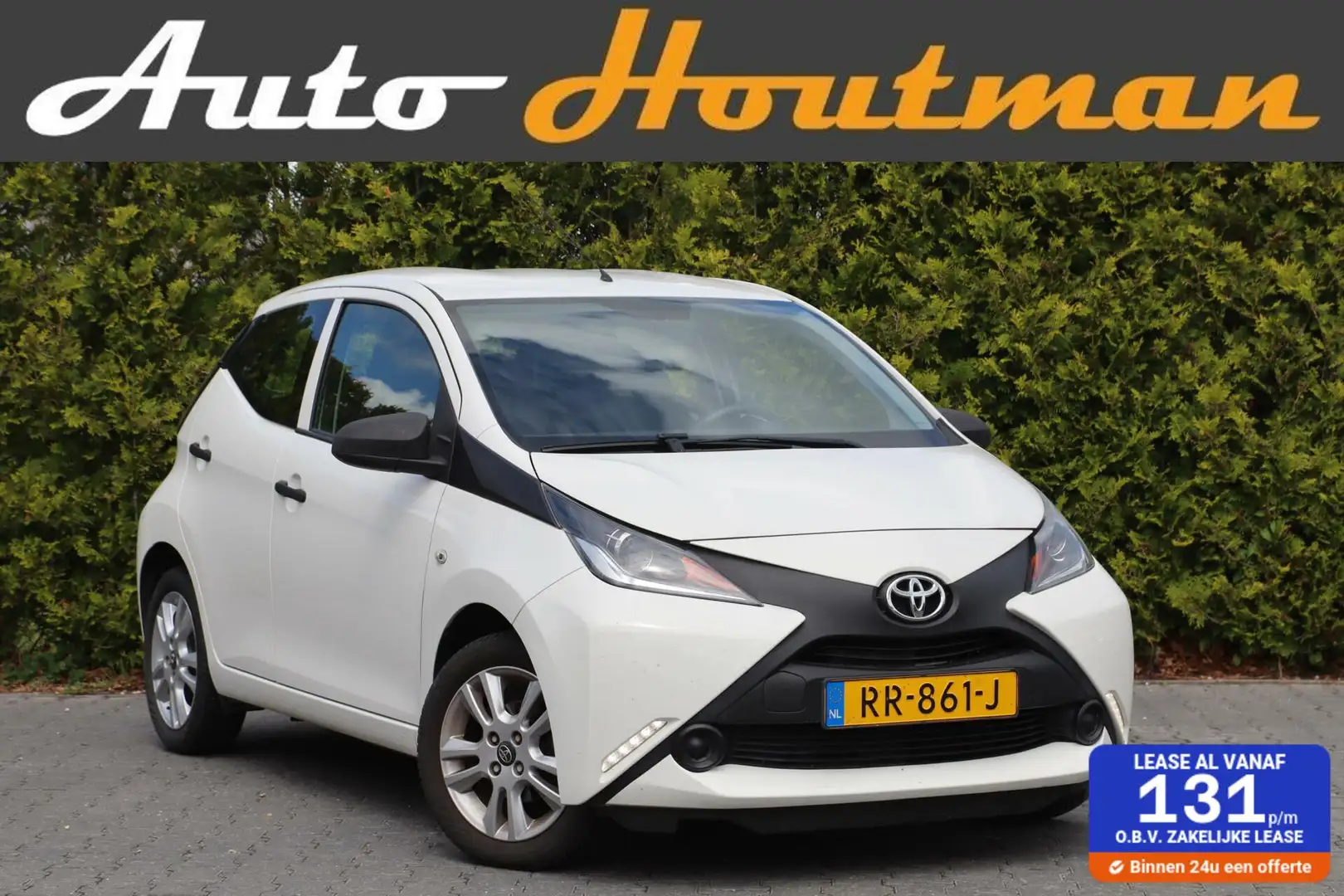 Toyota Aygo 1.0 VVT-i x-fun 5DRS Airco|Cruise|LED|ELEKTR. PAKK Wit - 1