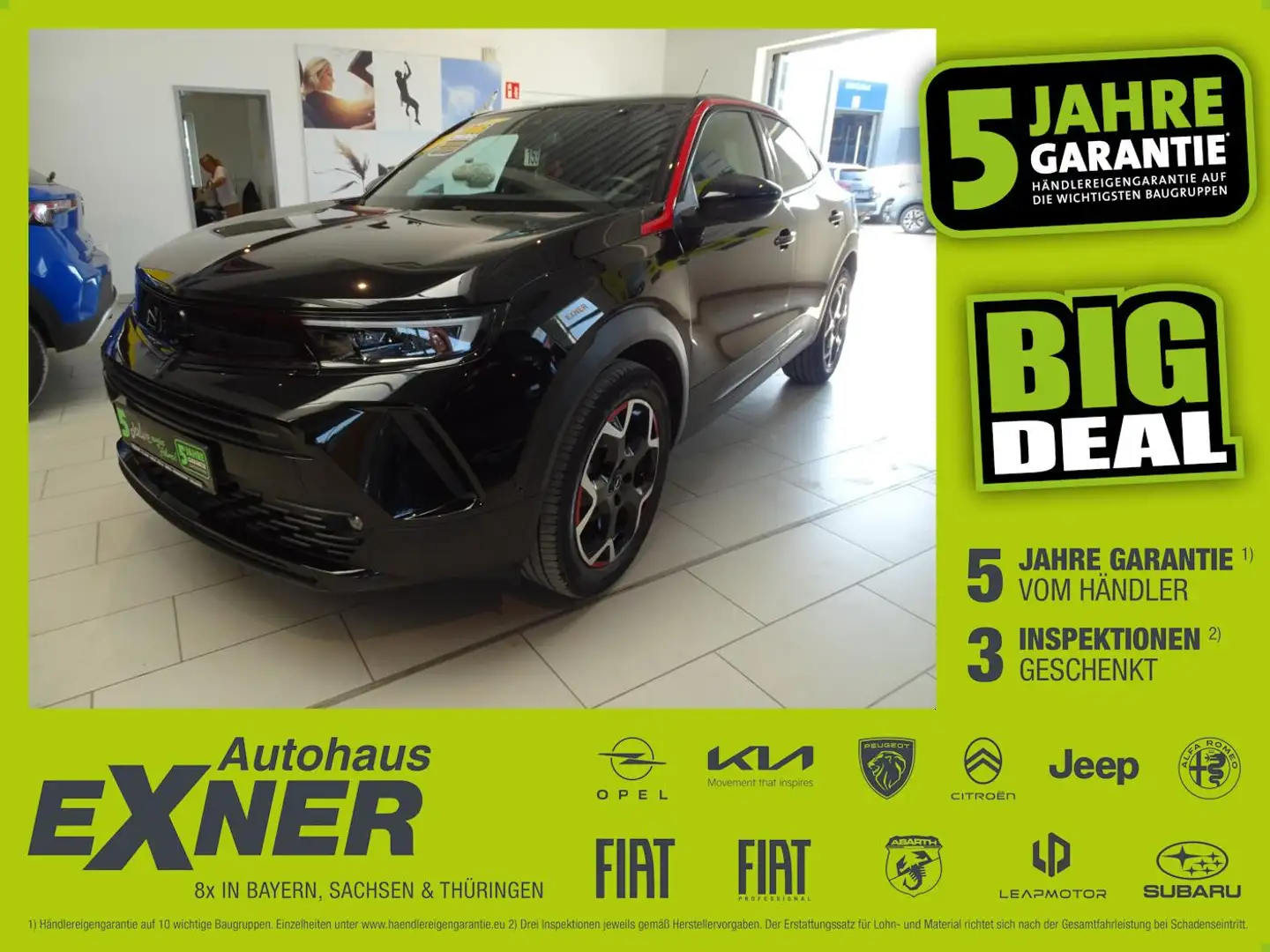 Opel Mokka 1.2 Turbo GS LINE LED+Navi+SHZ+Winterp.+LM Schwarz - 1