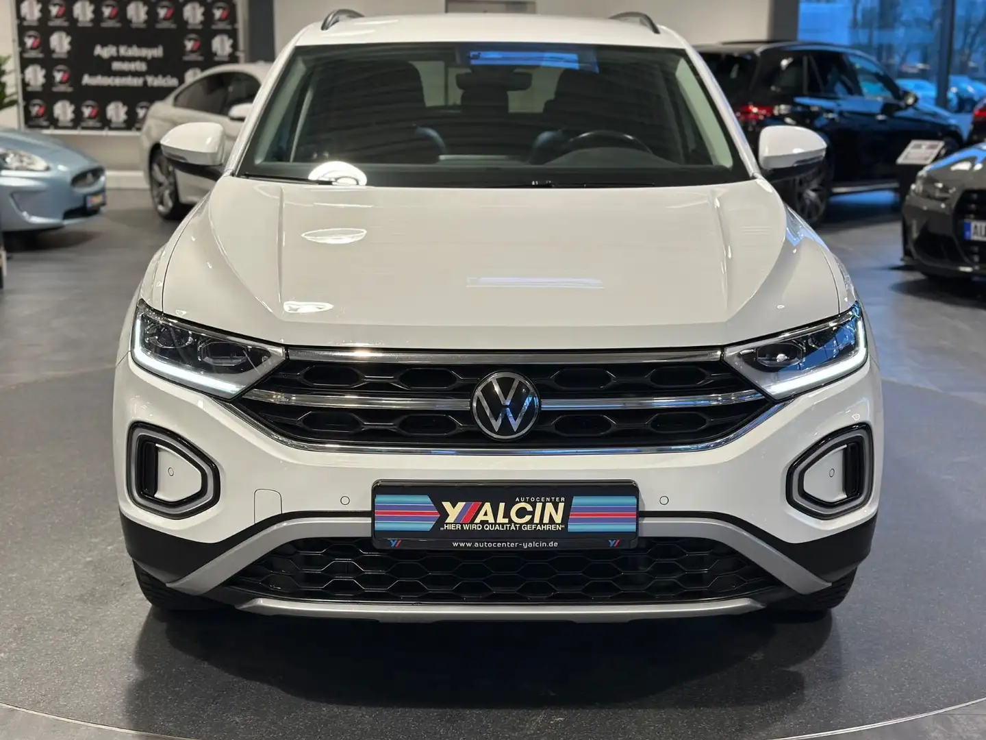 Volkswagen T-Roc 2.0 TDI SCR Style 1.HA/NAVI/LM/R-CAM/SHZ Blanc - 2