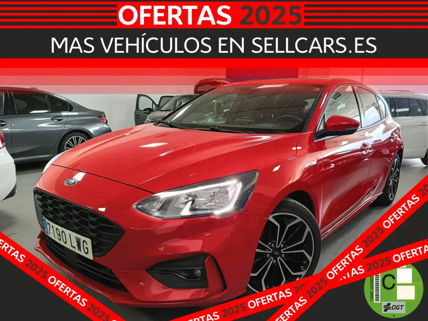 Ford Focus 1.0 Ecoboost ST-Line 125 Rood - 1