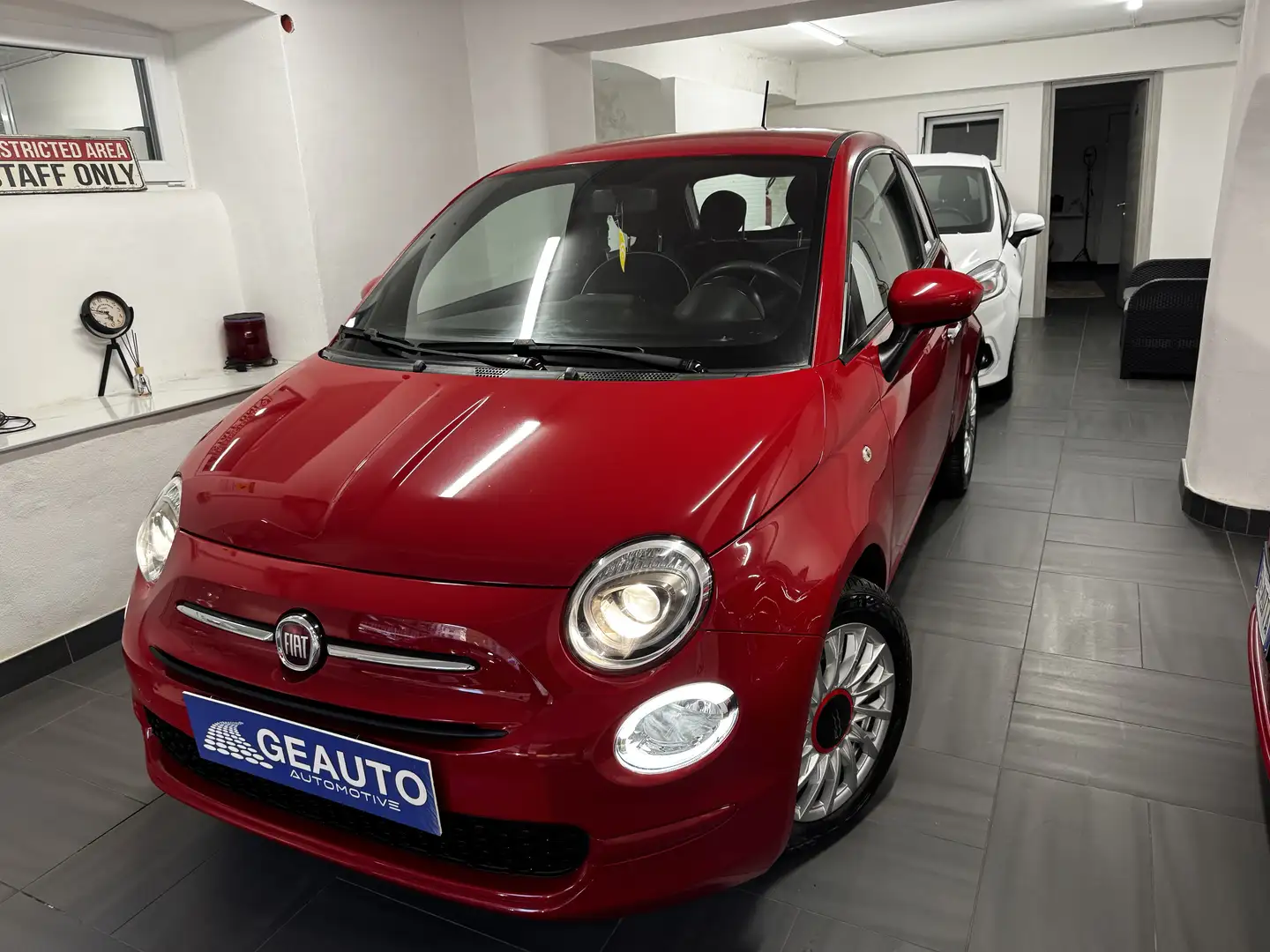 Fiat 500 1.0BENZINA/hybrid Lounge 70cv PERMUTABILE GARANZIA Rosso - 2
