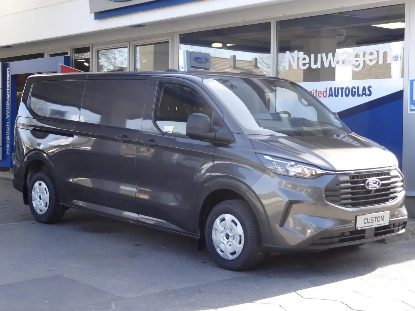 Ford Transit Custom 280 L2H1 Trend SHZ AHK RFK behWSS Grijs - 2