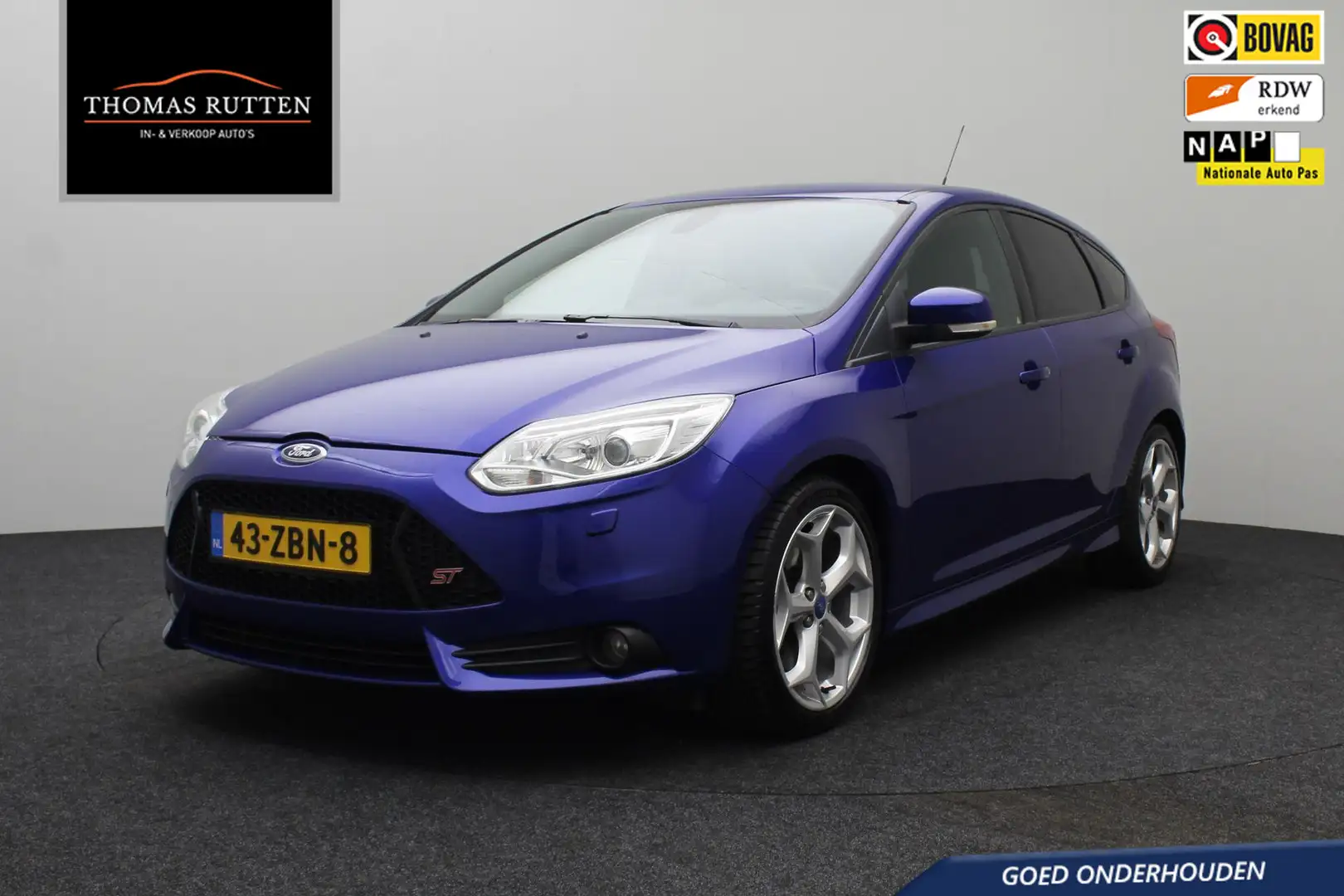 Ford Focus 2.0 EcoBoost ST-2 2012 | Airco | Cruise Control | Blauw - 1