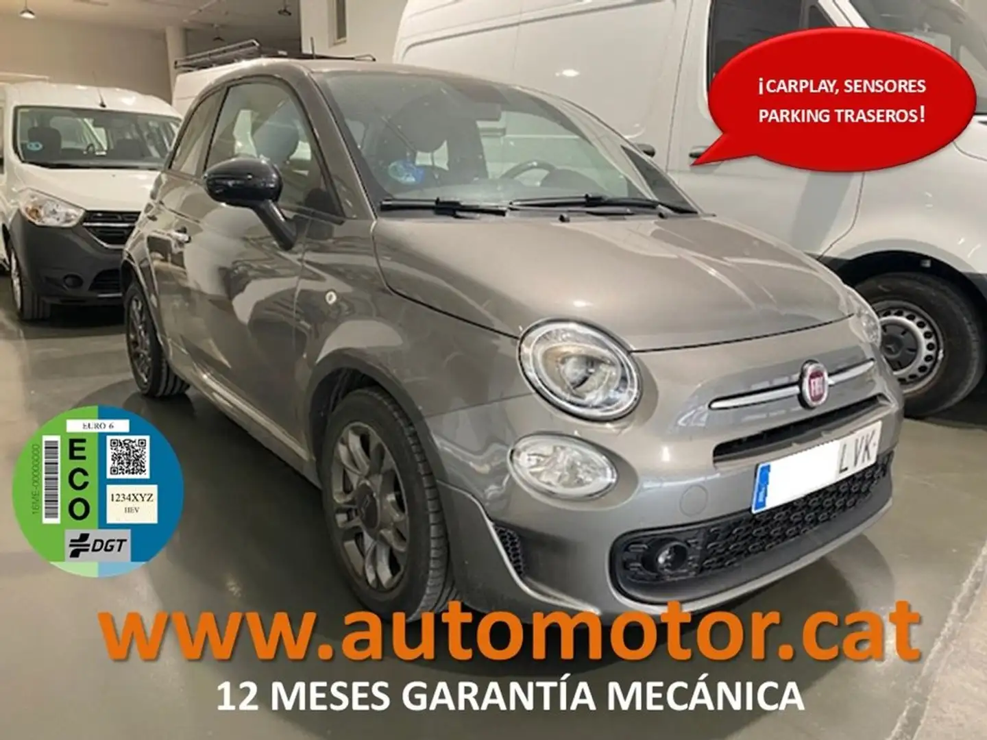 Fiat 500 Connect 1.0 Híbrido 52KW 70cv Grau - 1