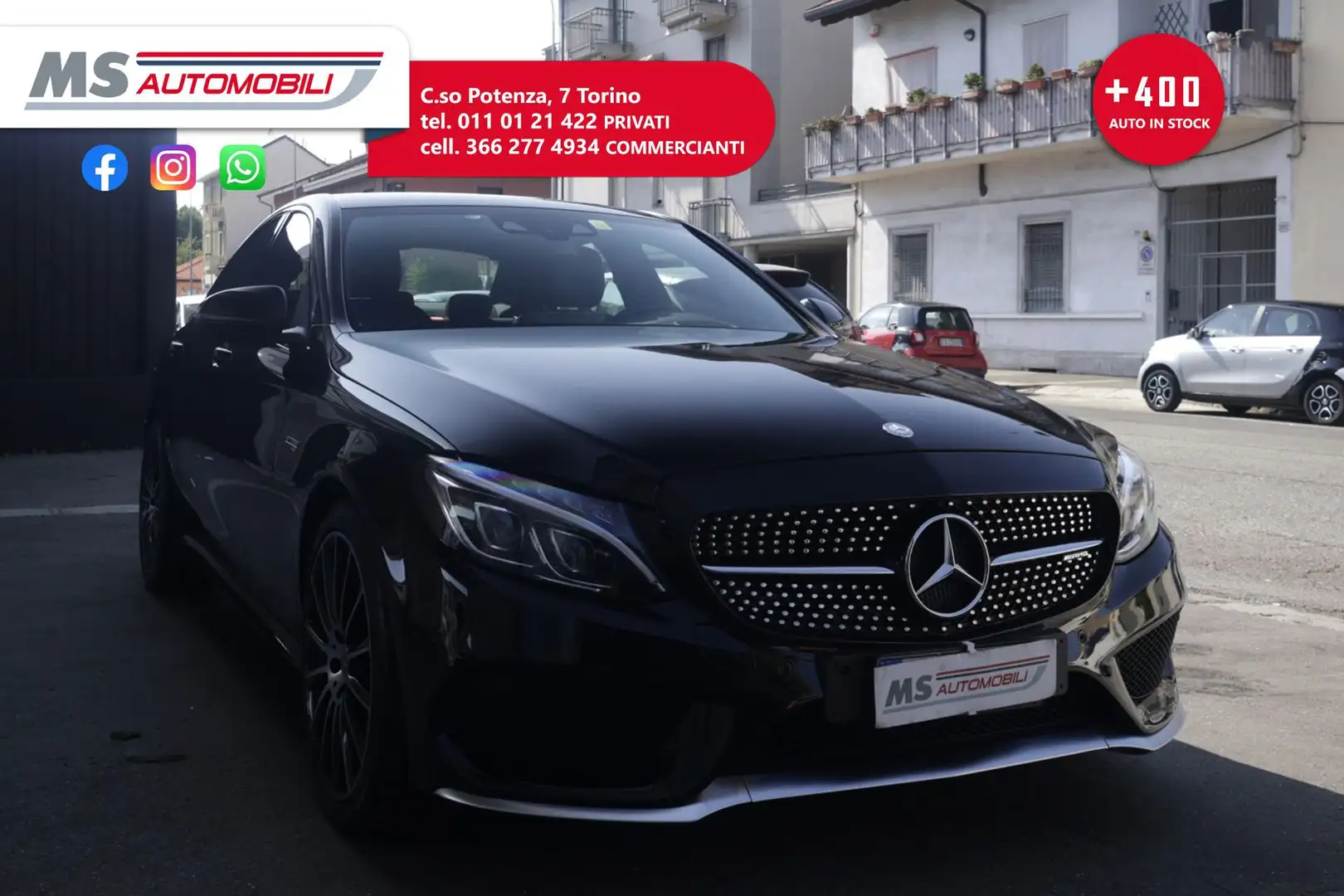 Mercedes-Benz C 43 AMG Mercedes-Benz Classe C 43 AMG 4Matic Sport 270KW Nero - 1