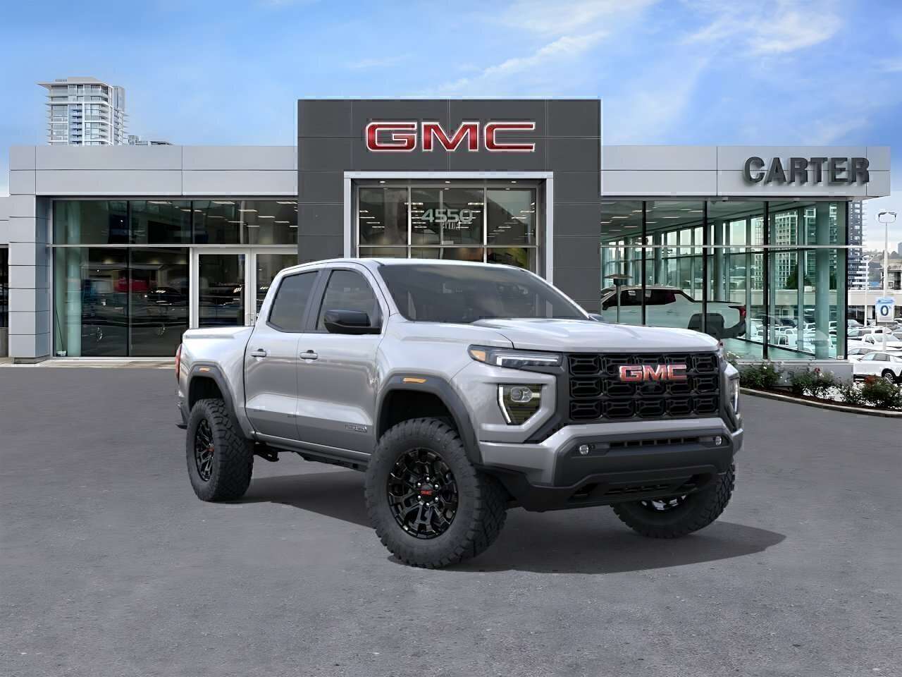 Gray 2026 GMC Canyon Pickup Truck Four-Wheel Drive Automatic