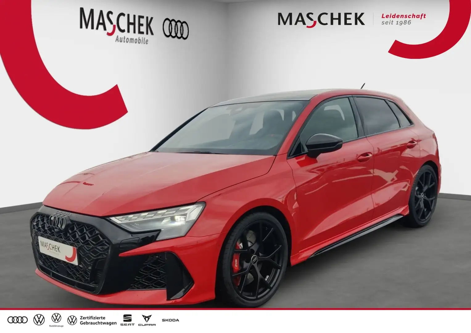 Audi RS3 Sportback UPE 82.795.- Pano Matrix 5JGar Rot - 1