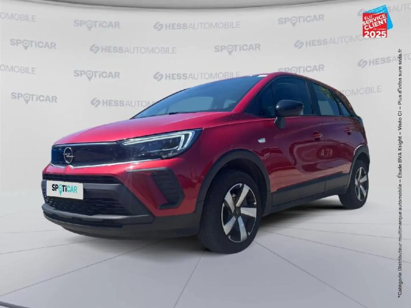 Opel Crossland 1.2 Turbo 110ch Elegance Business Rouge - 1