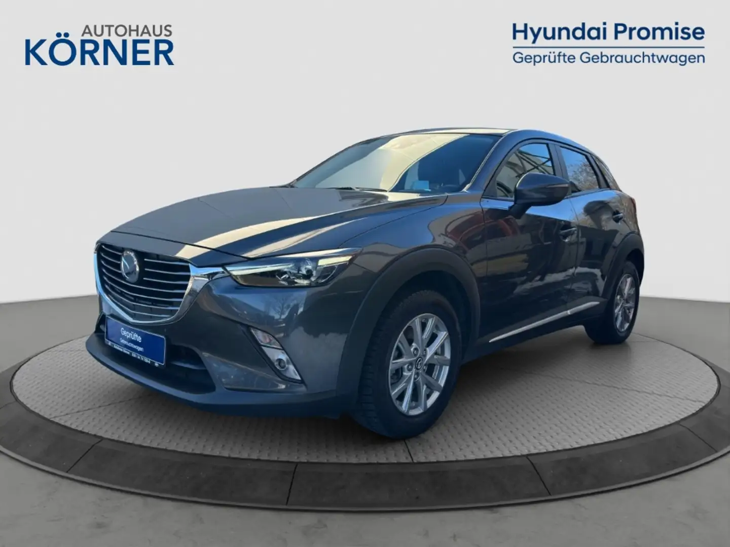 Mazda CX-3 SKYACTIV-G 2.0 AWD *LED*NAVI*CAM*LEDER*HUD* Szürke - 2