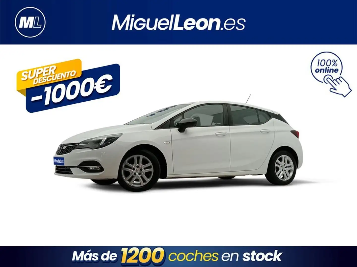 Opel Astra 1.2T XHL S/S Edition 110 Blanc - 1