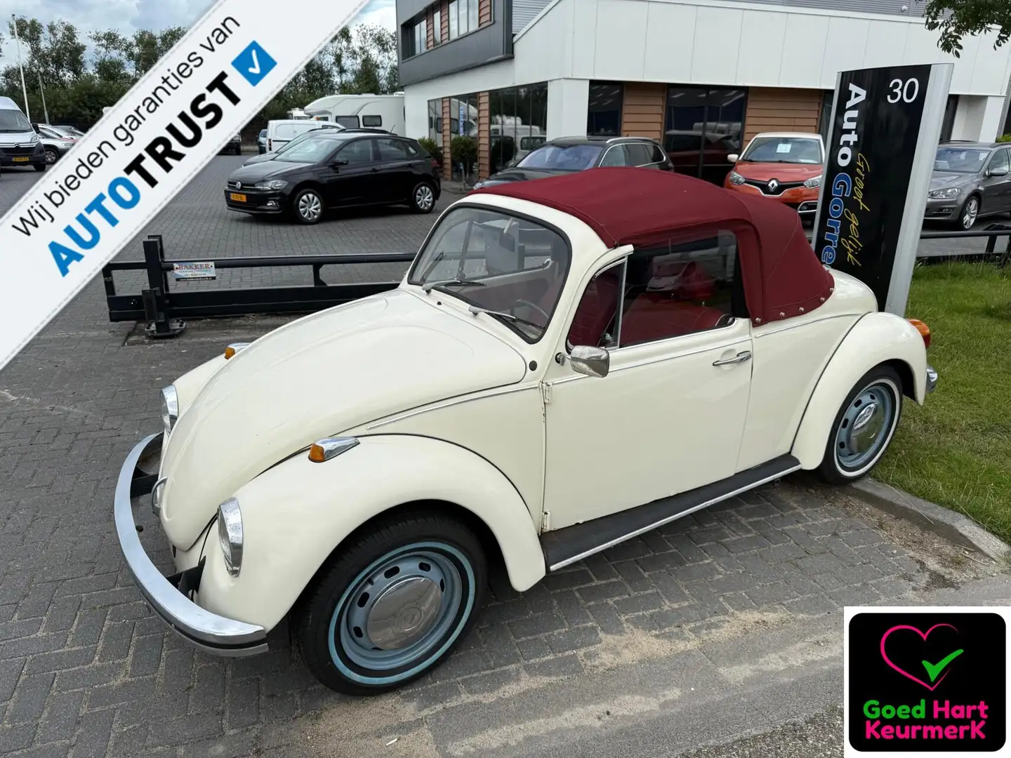 Volkswagen Kever Cabrio Orgineel NL Білий - 1
