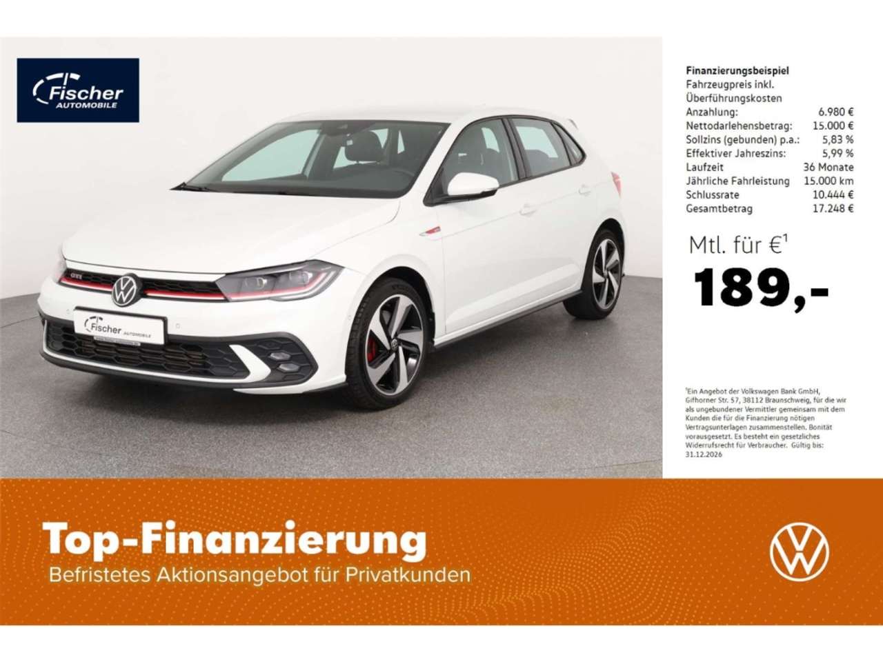 Volkswagen Polo GTI — Volkswagen Polo GTI 2.0 TSI DSG Matrix/NAV/beats/RFK/ACC