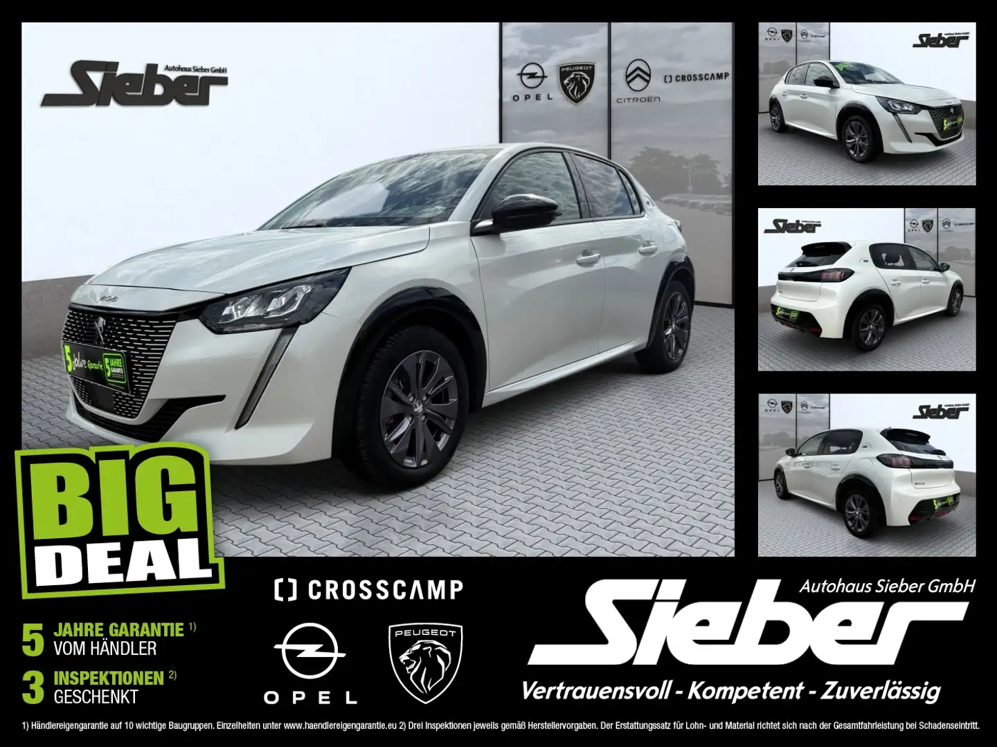 Peugeot 208 Allure Pack Kamera Navi Sitzhzg LED Blanc - 1