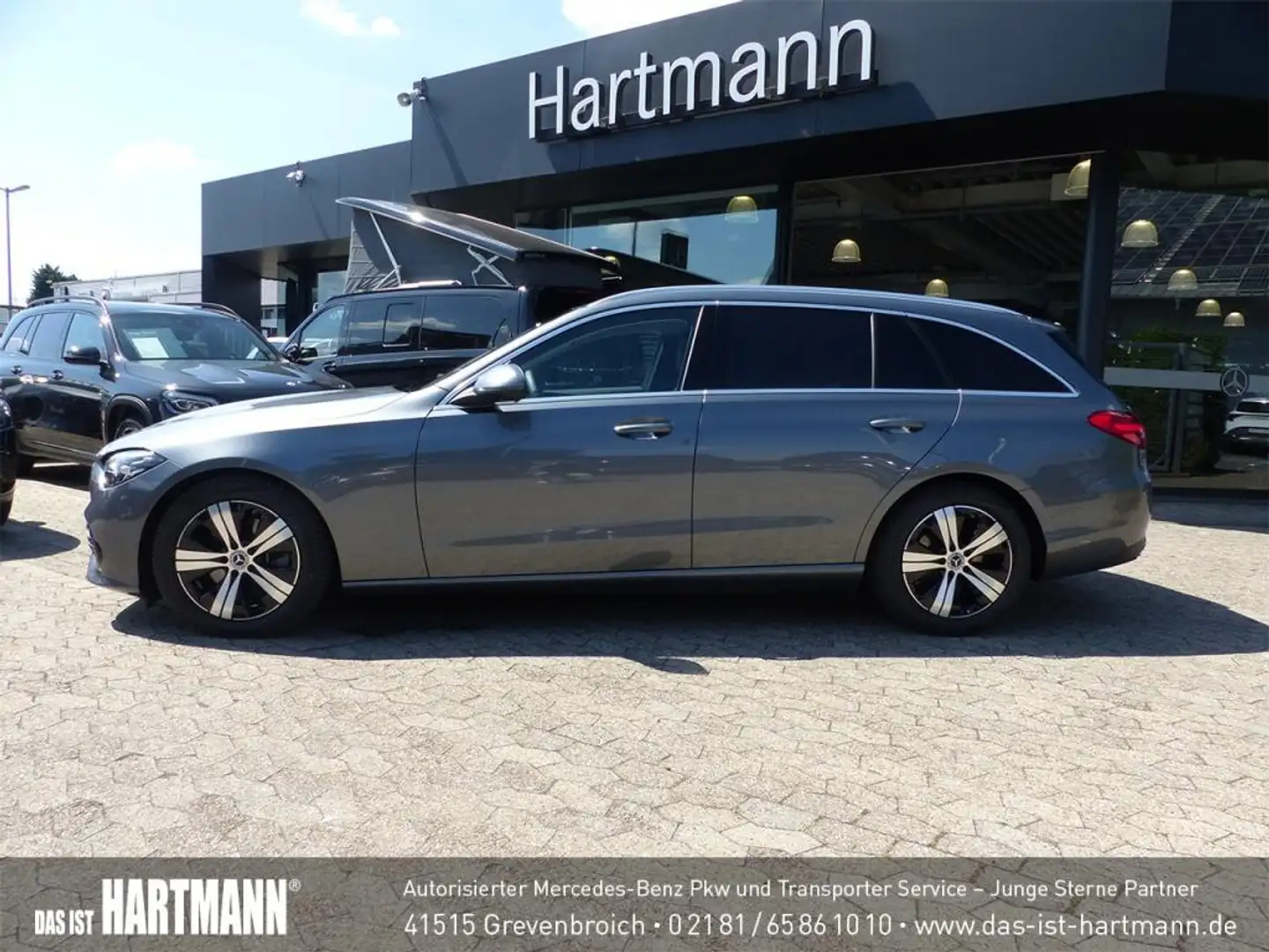 Mercedes-Benz C 200 d T AVANTGARDE+AHK+MBUX+RF-KAM+TOTWINK+LED Grau - 2