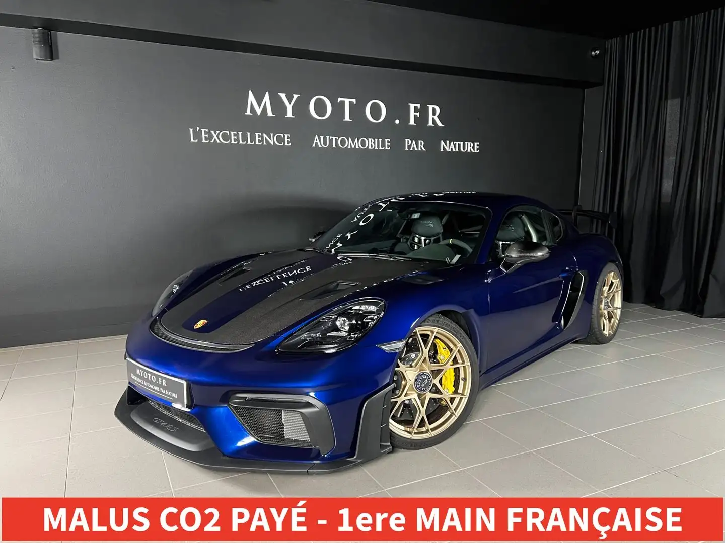 Porsche Cayman (982) 4.0 500CH GT4 RS Blau - 2