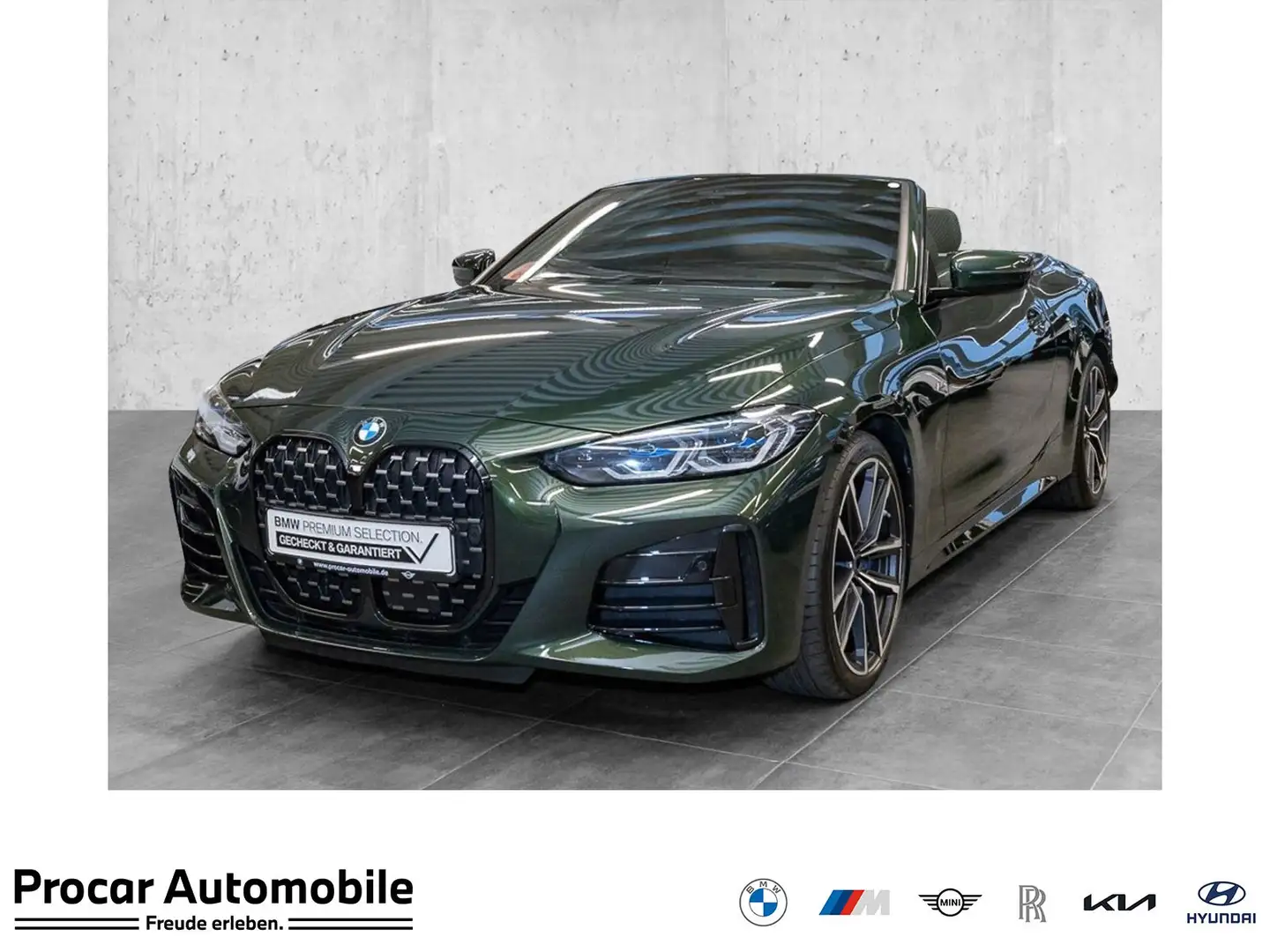 BMW 440 M440i Cabrio Head-Up HK HiFi DAB WLAN RFK Shz Verde - 1