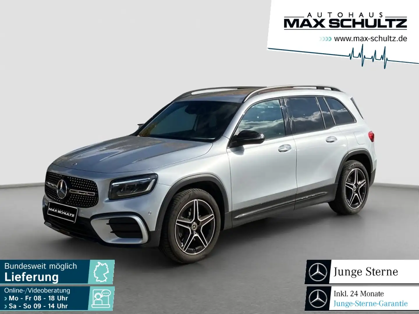 Mercedes-Benz GLB 200 d AMG Line*NightPaket*Anhängevorrichtung Argent - 1