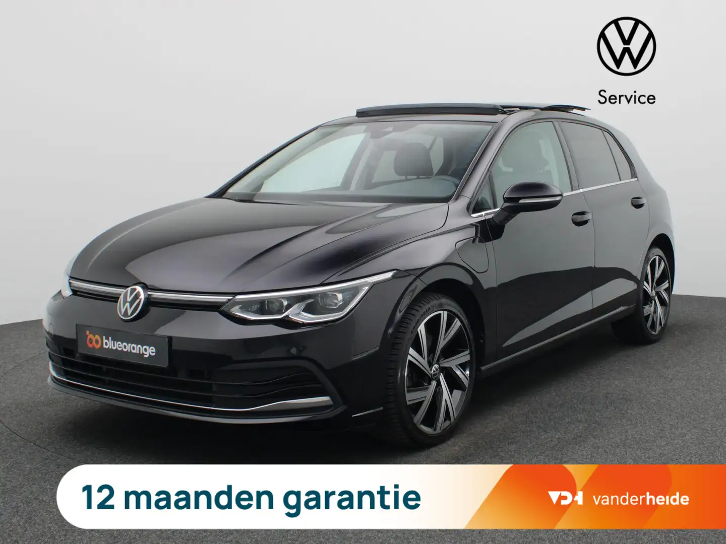 Volkswagen Golf 1.4 eHybrid Style 204 PK DSG Matrix LED, Panoramad Zwart - 1