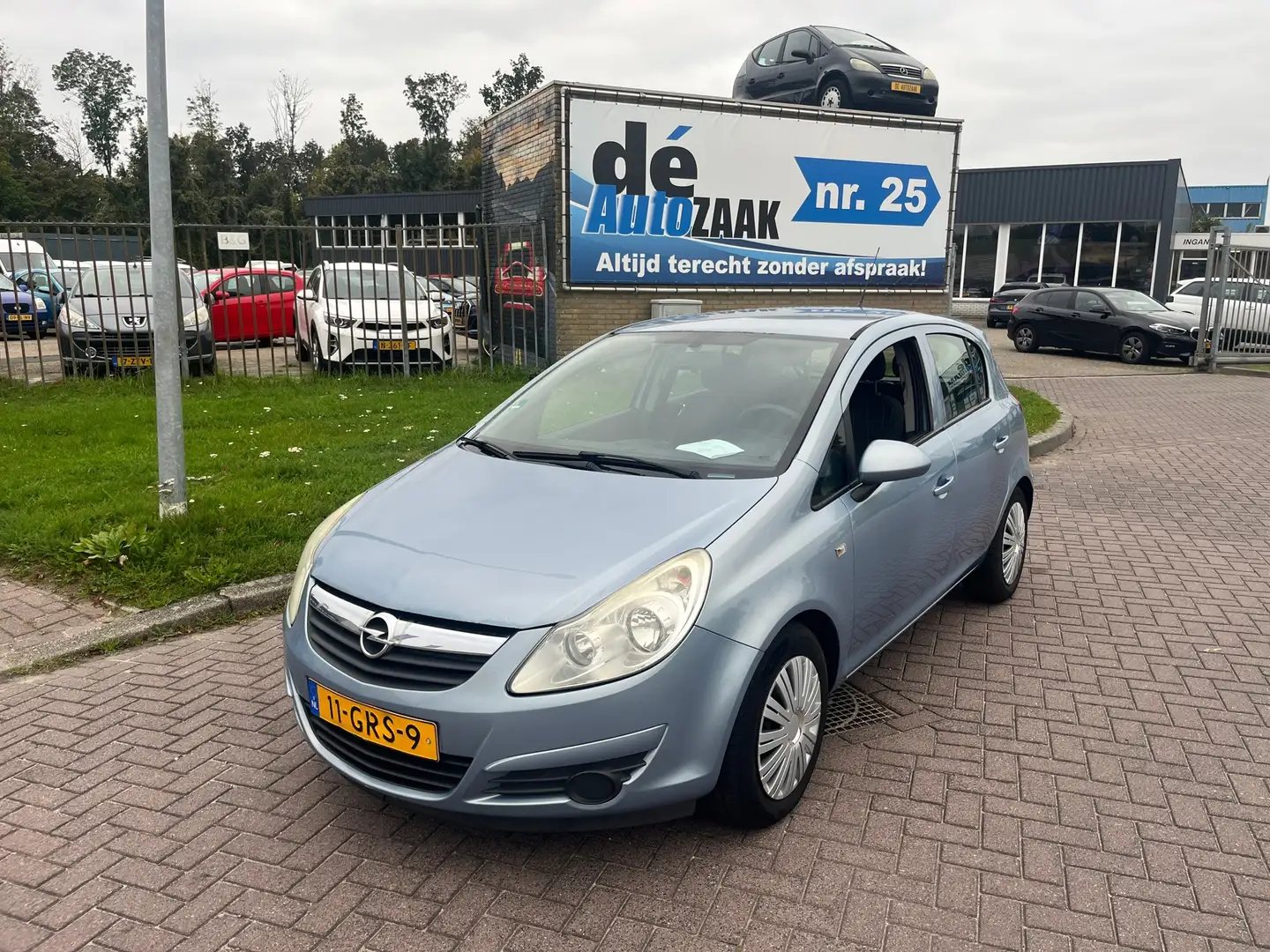 Opel Corsa 1.2 Camera Incl. NW Keuring Blauw - 1