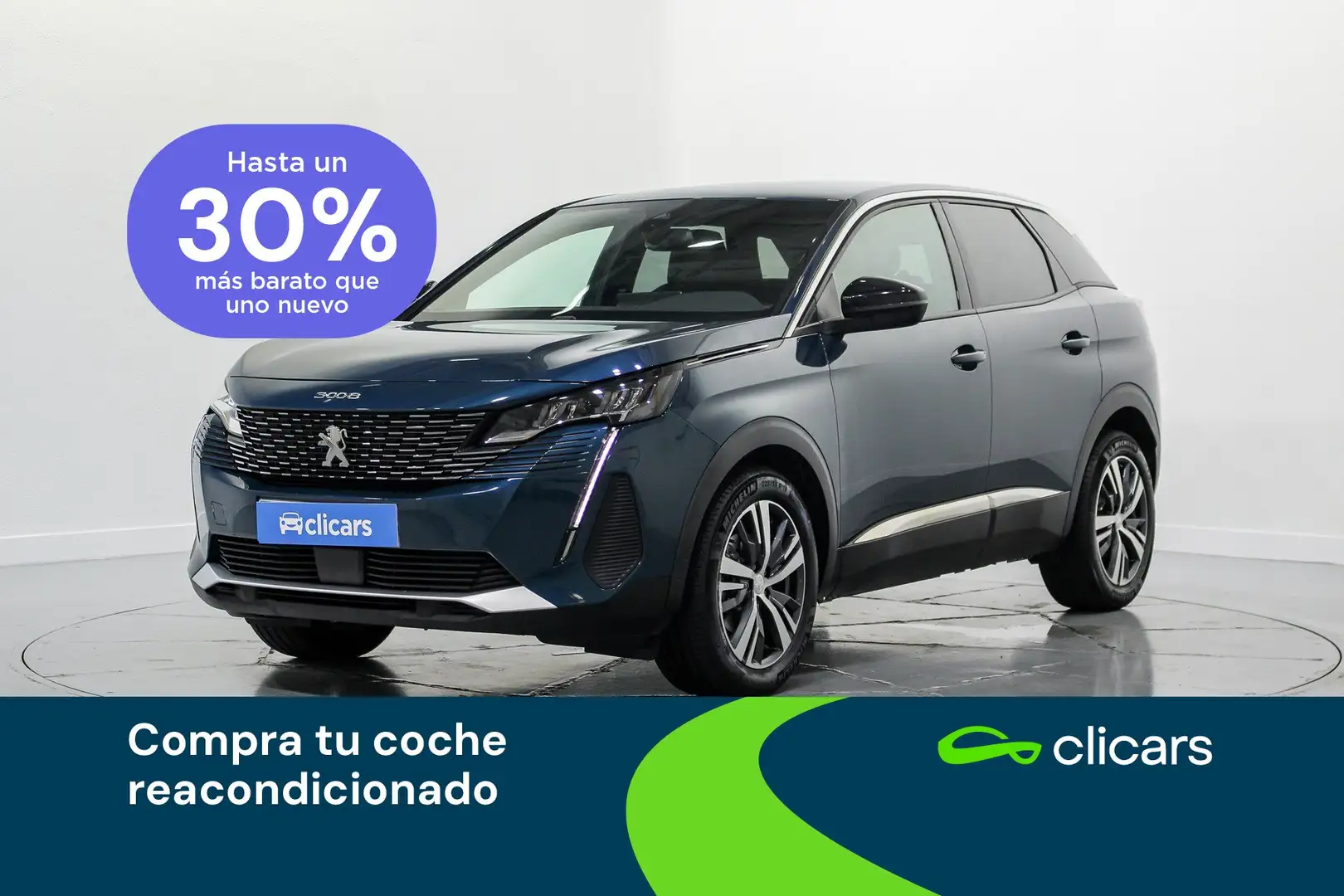 Peugeot 3008 1.2 S&S PureTech Allure Pack 130 Azul - 1