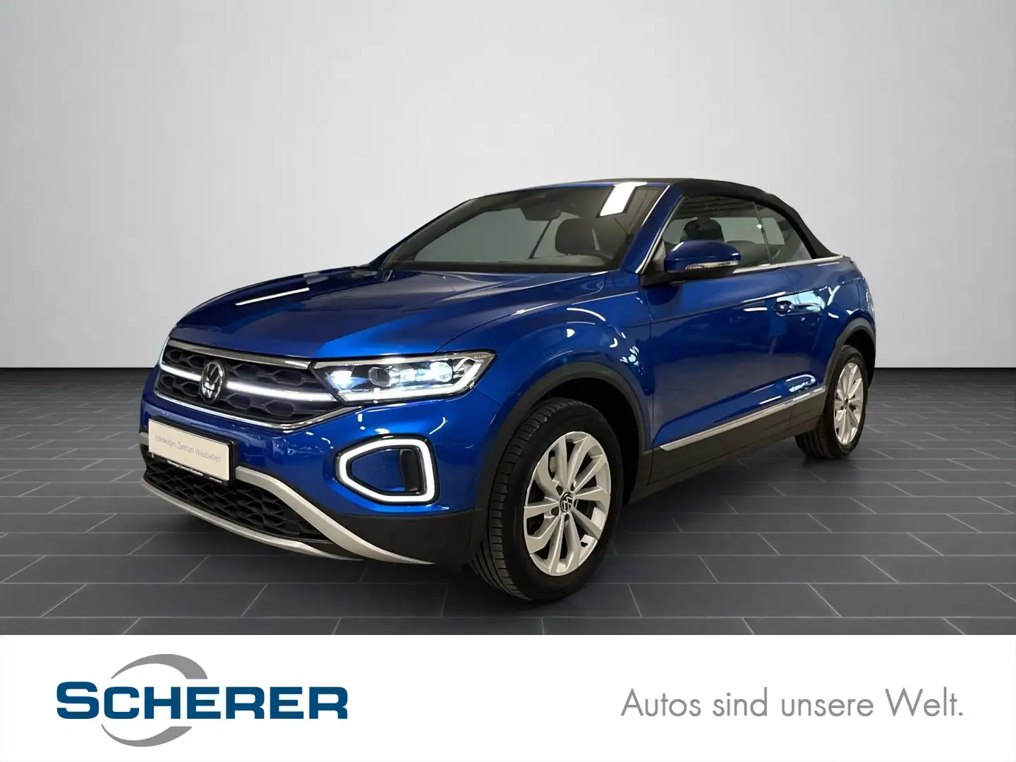 Volkswagen T-Roc 1.5 TSI DSG Style, APP, Sitzh., Blau - 1