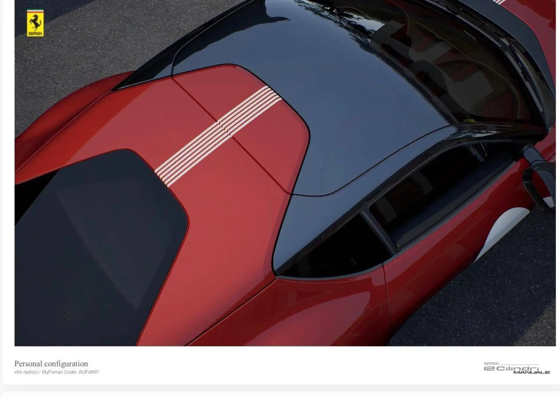 페라리 12 칠린드리 2026 빨강 사진 1