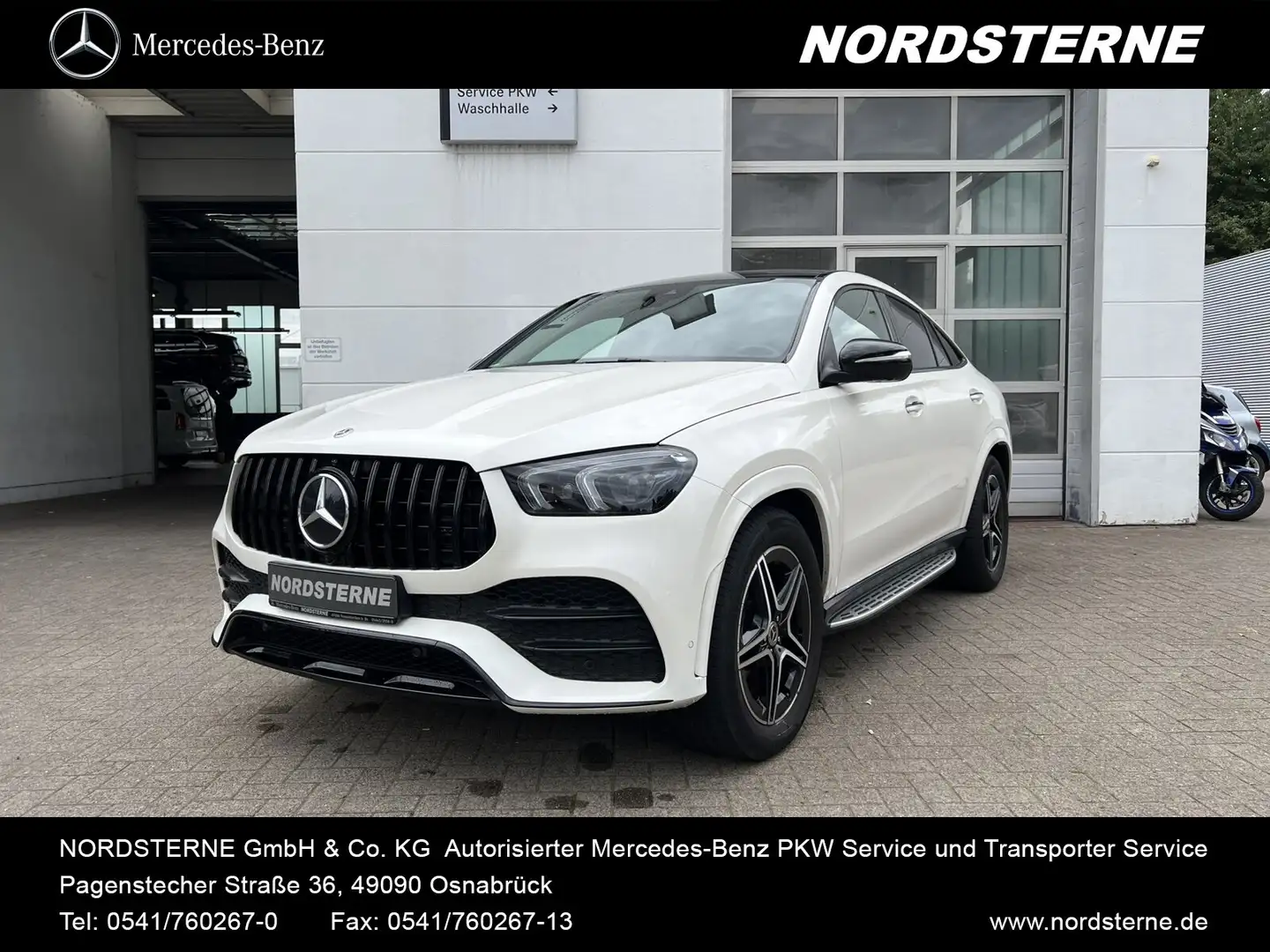 Mercedes-Benz GLE 350 GLE 350 d 4MATIC Coupé+AMG-LINE+BURM.+PANO+NIGHT Blanc - 1
