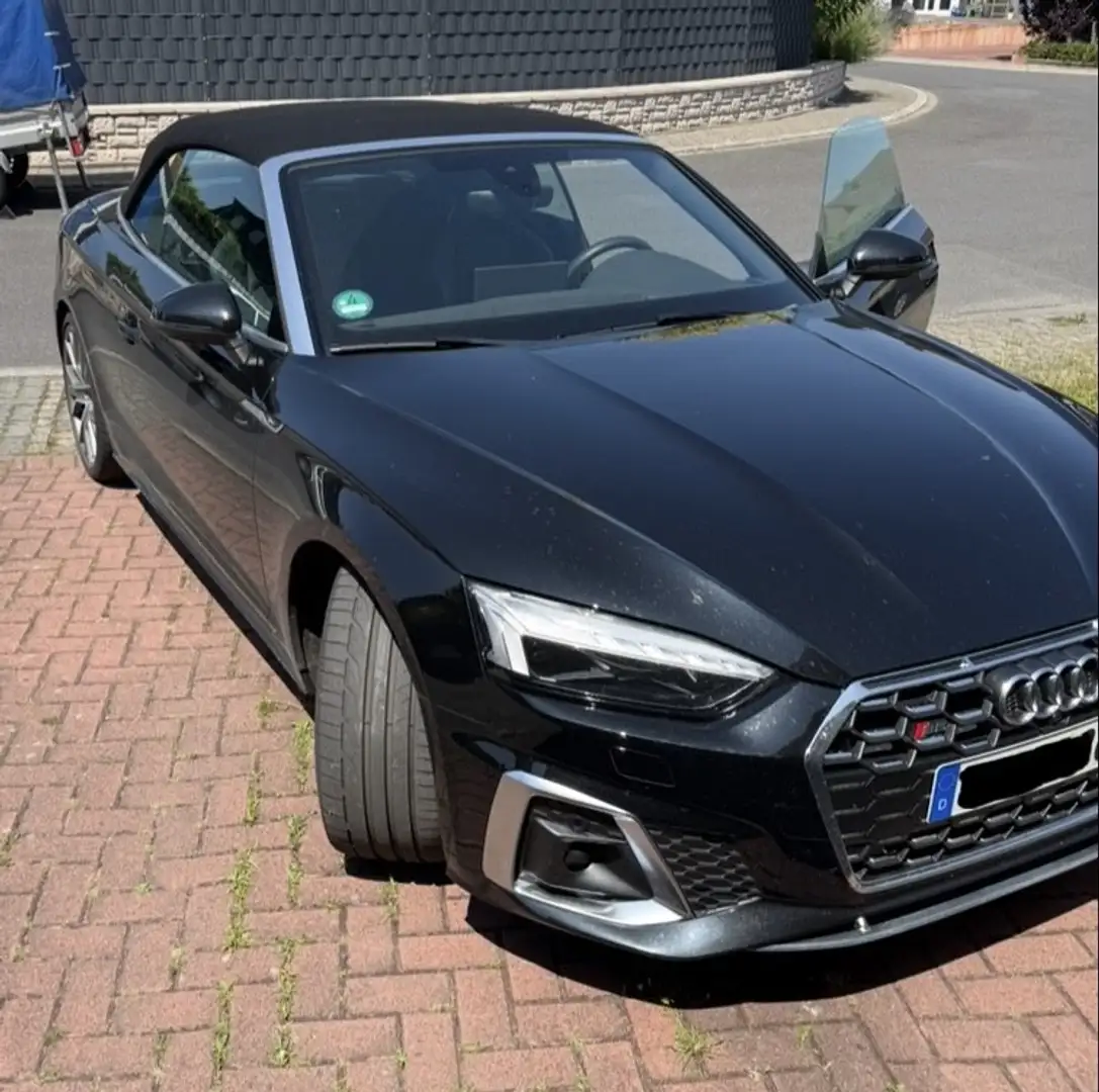 Audi S5 3.0 TFSI quattro basis Cabrio Zwart - 1
