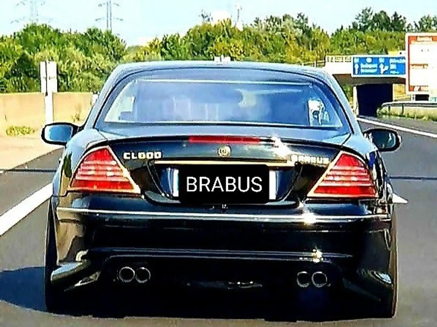 Mercedes-Benz CL 600 Biturbo BRABUS-Einzelstück Fekete - 1