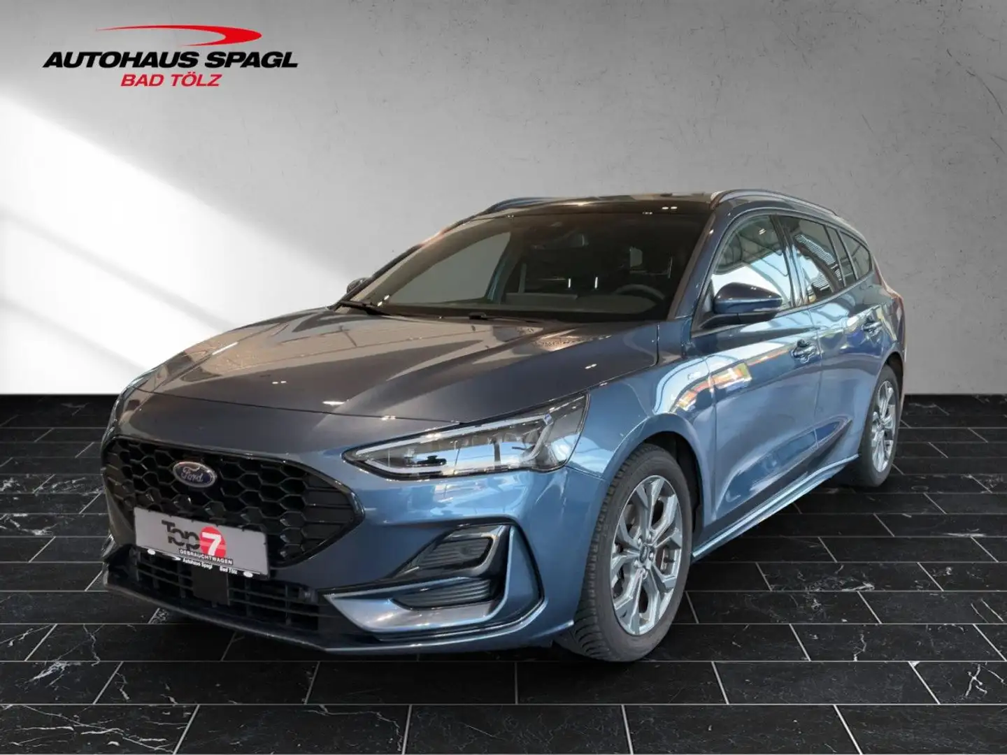 Ford Focus ST-Line Bluetooth Navi LED Klima el. Fenster Blauw - 2